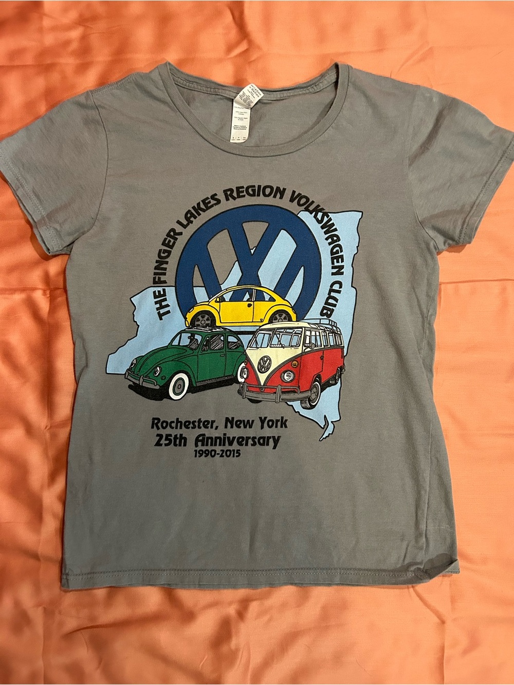 Vintage Volkswagen Club Graphic Tee Women's Size Small